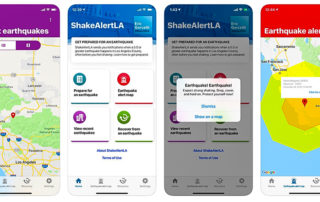 ShakeAlertLA App screenshots
