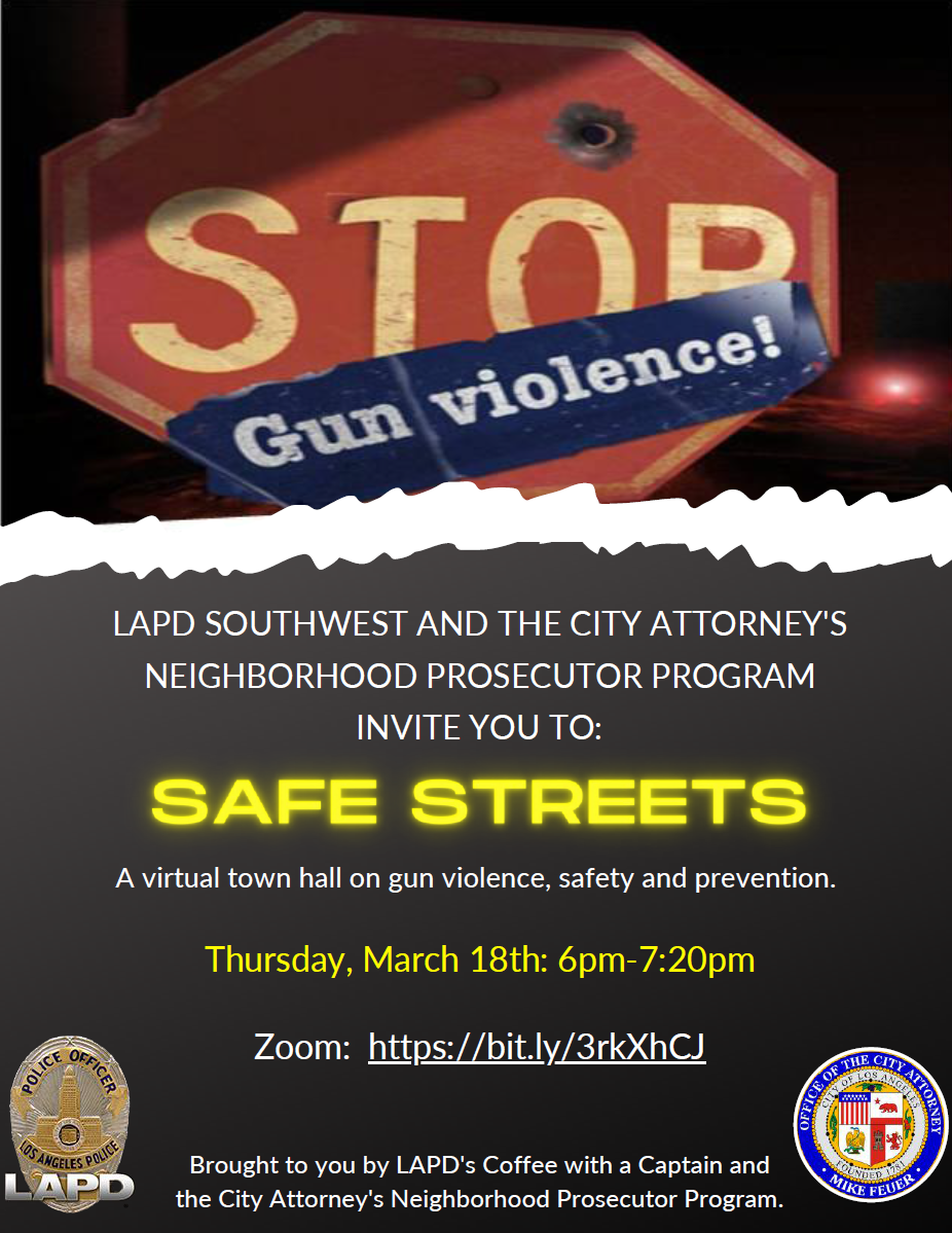 safe streets event