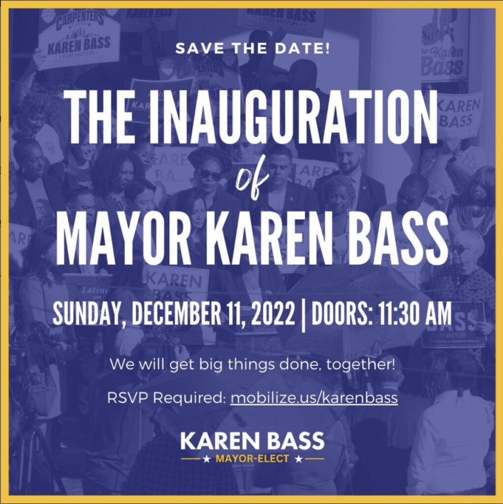 Mayor Bass Inauguration