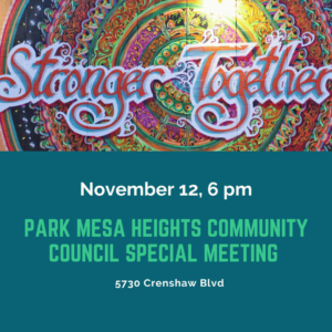 stronger together meeting announcement