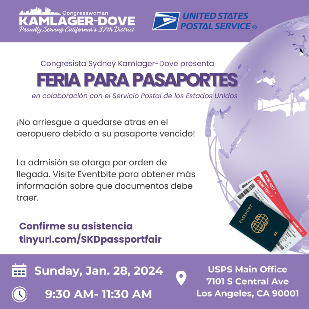 passport fair south in Spanish