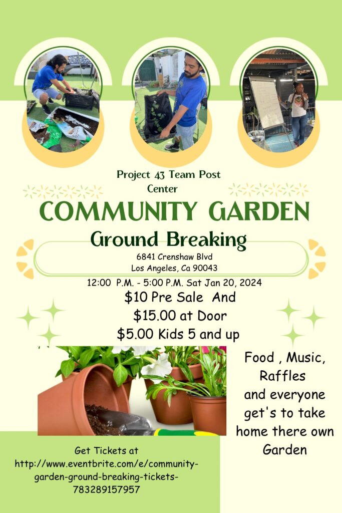 Community Garden Ground Breaking