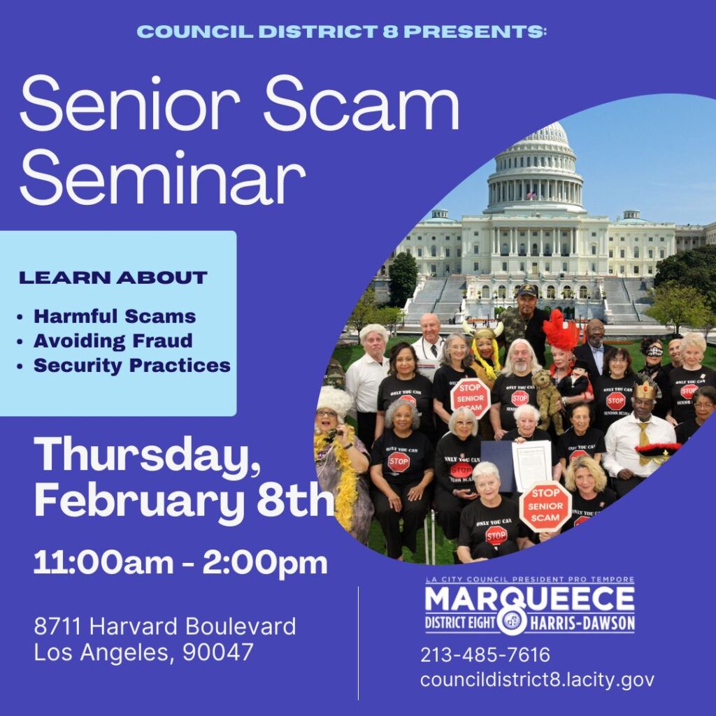 senior scam seminar