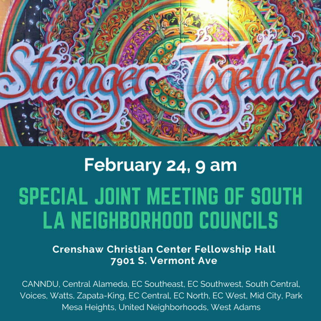 South LA Meeting