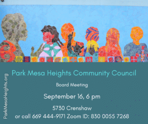 Park Mesa Heights Community Council 
