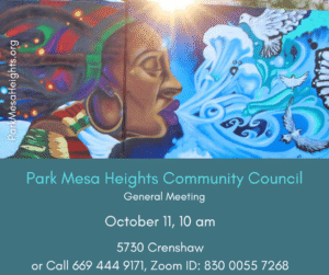 Park Mesa Heights Community Council Meeting