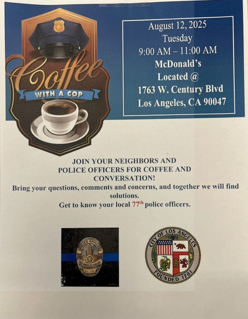 Coffee with a cop