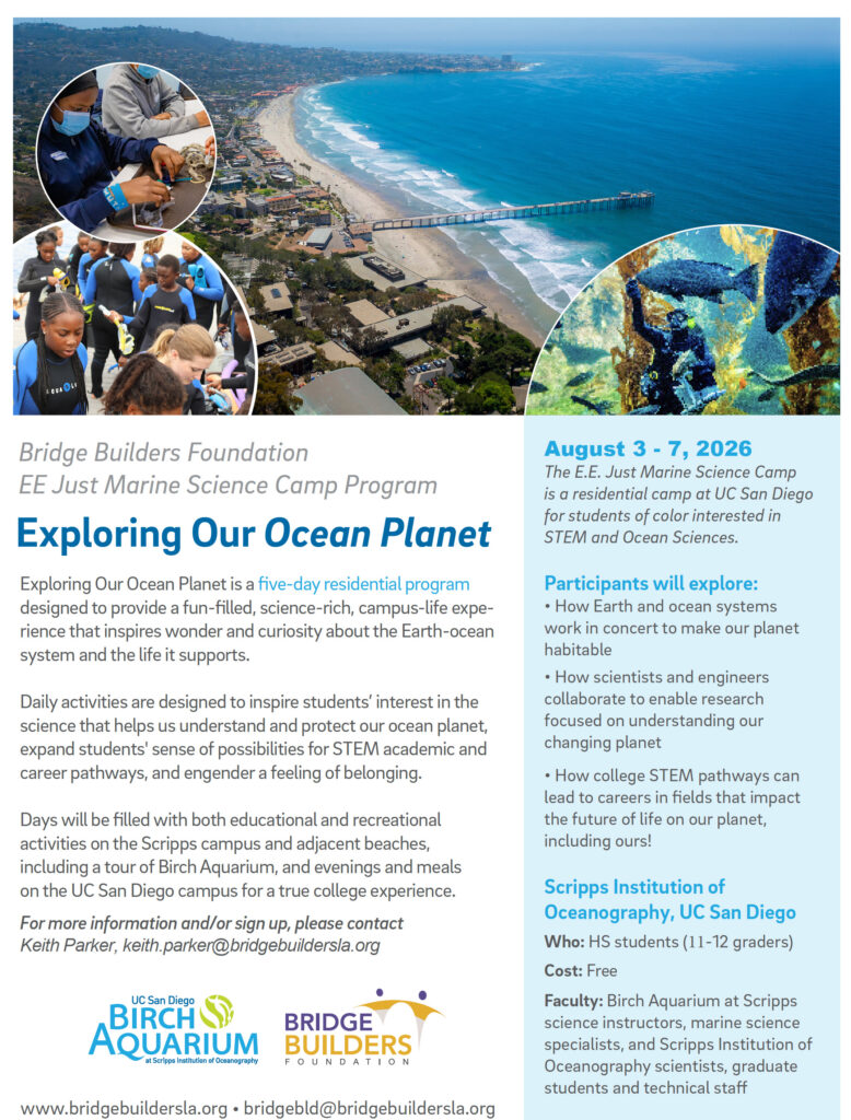 Marine Science Camp Program UCSD